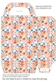 Floral gingham gift bag 3