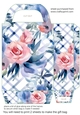 Floral gingham gift bag 4