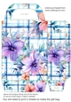 Floral gingham gift bag 6