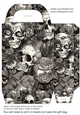 Halloween skull gift bag 9