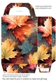 Autumn leaves gift bag 2