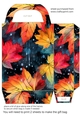 Autumn leaves gift bag 5