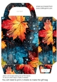 Autumn leaves gift bag 8