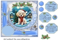 All about the Christmas pup card front 4