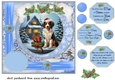 All about the Christmas pup card front 8