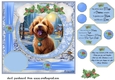 All about the Christmas pup card front 11