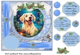 All about the Christmas pup card front 12