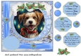 All about the Christmas pup card front 14
