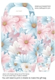 Pastel daisies gift bag 3