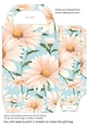 Pastel daisies gift bag 4
