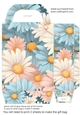 Pastel daisies gift bag 5