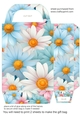 Pastel daisies gift bag 8