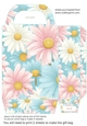 Pastel daisies gift bag 12