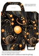 Orange and black Halloween gift bag 4