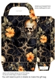 Orange and black Halloween gift bag 13