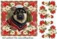 Christmas pup in jumper card front 3