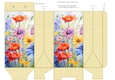Wildflower and gingham pinch bag 3