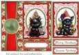 Christmas kitty card front 1