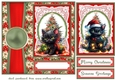 Christmas kitty card front 3