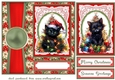 Christmas kitty card front 4
