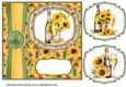 Sunflower champagne card front 1