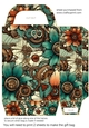 Floral steampunk gift bag 1