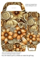 Floral steampunk gift bag 3
