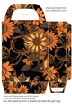 Floral steampunk gift bag 9