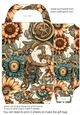 Floral steampunk gift bag 10