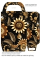 Floral steampunk gift bag 12