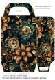 Floral steampunk gift bag 15