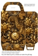 Floral steampunk gift bag 16