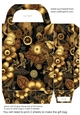 Floral steampunk gift bag 17