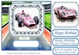 Racing car card front 4