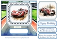 Racing car card front 5