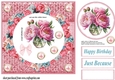 Pink peonies dangler card front 1