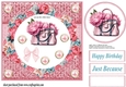 Pink peonies dangler card front 2