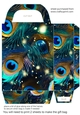 Peacock feather gift bag (n) 4