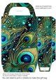 Peacock feather gift bag (n) 7
