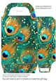 Peacock feather gift bag (n) 8