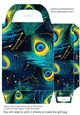 Peacock feather gift bag (n) 9