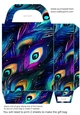Peacock feather gift bag (n) 20