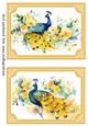 2 Peacock topper/card fronts in citrus frame 1