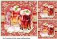 3 Christmas cheers card front/toppers 2
