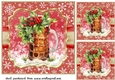 3 Christmas cheers card front/toppers 3