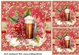 3 Christmas cheers card front/toppers 7