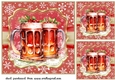 3 Christmas cheers card front/toppers 8