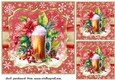 3 Christmas cheers card front/toppers 9