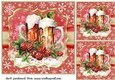 3 Christmas cheers card front/toppers 10