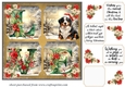 LOVE Christmas pup card front 12